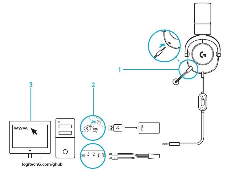 Quest 2 как подключить к компьютеру Hyperx Cloud Revolver Headset Instructions E46
