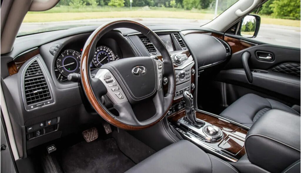 Qx80 фото салона Infiniti QX80: обзор, технические характеристики, комплектации, цены, отзывы - А