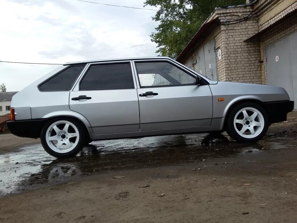 R15 на ваз фото Slik L186S + Nokian Nordman SX 195\50\15 - Lada 21093, 1,5 л, 2002 года нарушени