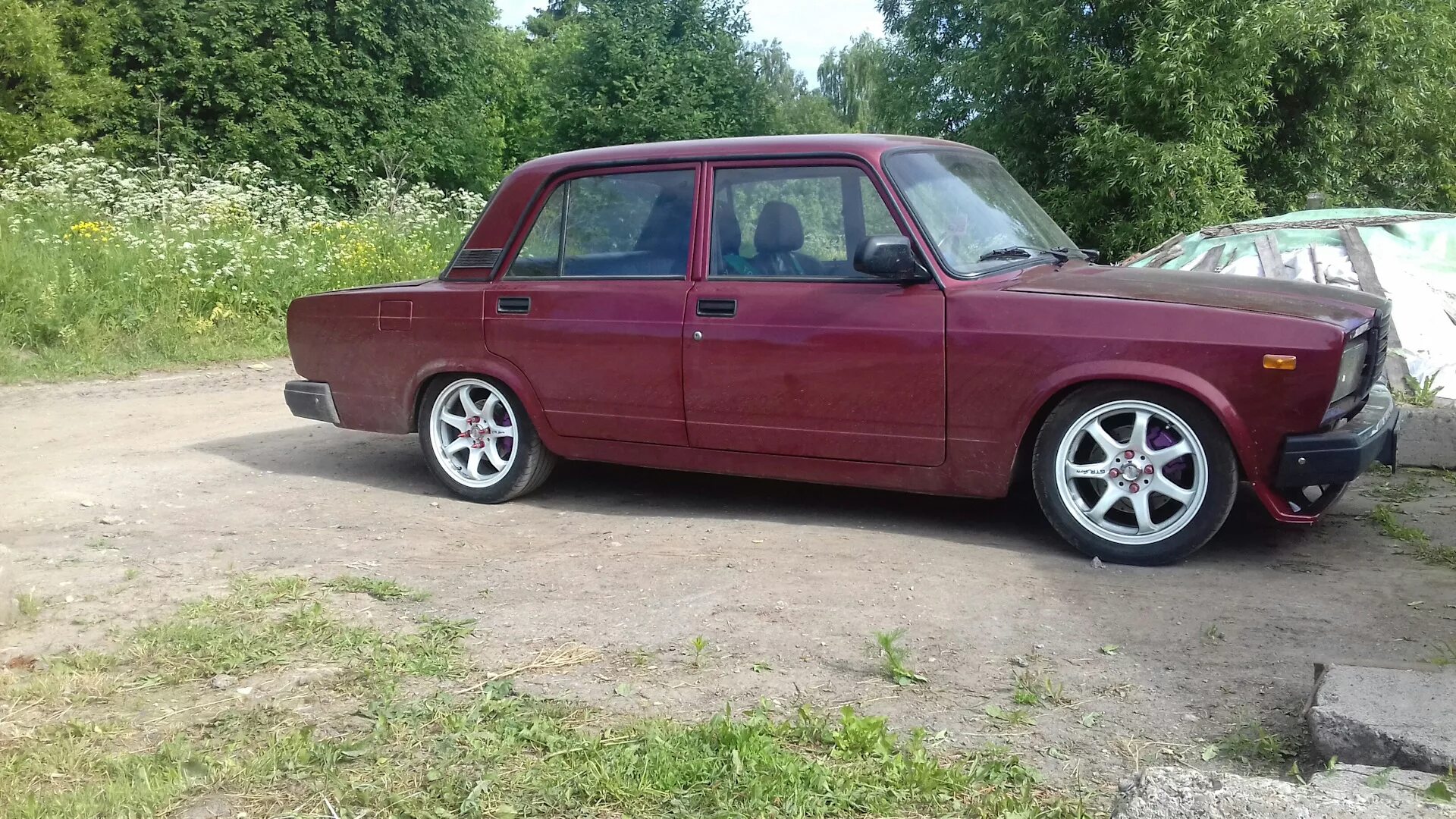 R15 на ваз фото Обмен 13 колес.на 15 - Lada 21070, 1,6 л, 1997 года колёсные диски DRIVE2