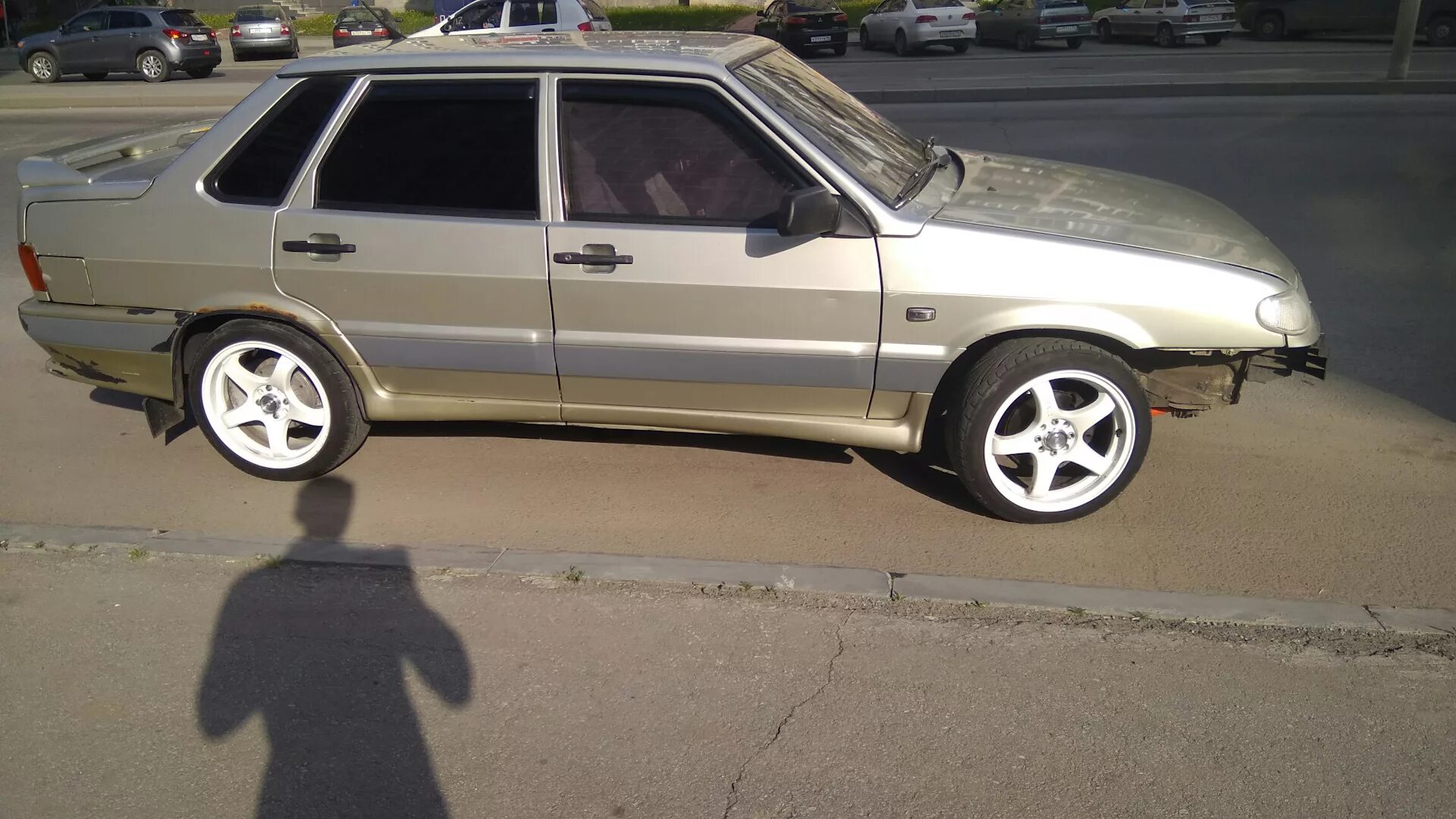 R15 на ваз фото Новые диски с резиной - Lada 2115, 1,6 л, 2005 года колёсные диски DRIVE2