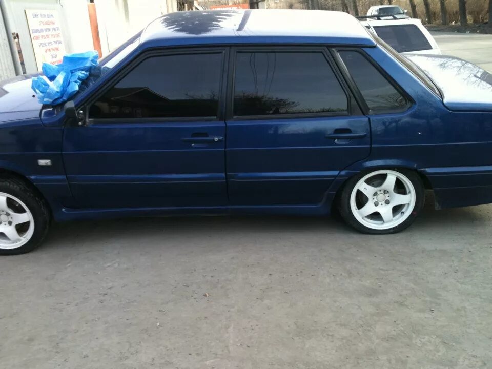 R15 на ваз фото Немного секаса 195/45 r15 - Lada 2115, 1,5 л, 2003 года шины DRIVE2