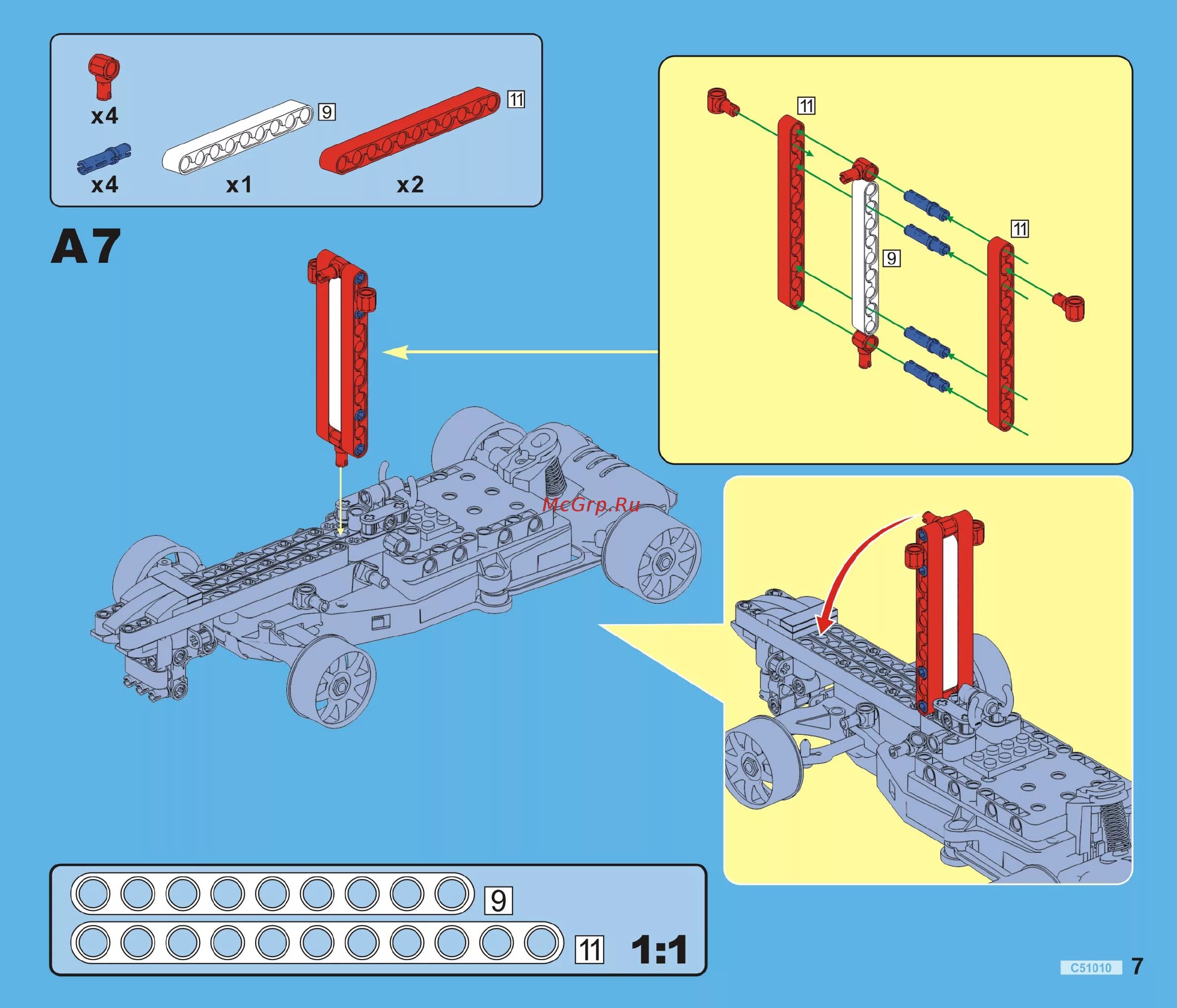 Racers инструкция по сборке CaDa Formula Racer (C51010W) Инструкция по эксплуатации онлайн 9/40 353826