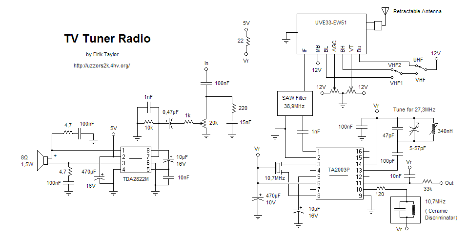 Radio receiver ar 1 500n схема подключения Приемник из тв тюнера