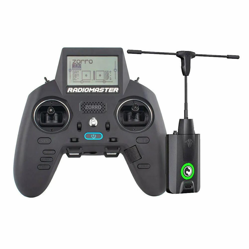 Radiomaster pocket как подключить к пк Аппаратура управления Radiomaster Zorro CC2500 (MasterFire Combo) - купить в инт