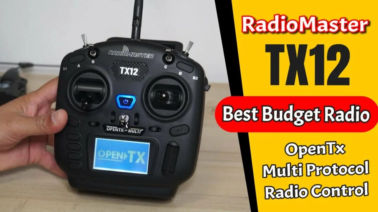 Radiomaster tx12 подключение к компьютеру Good Budget Radio RadioMaster TX12 OpenTx Radio - YouTube