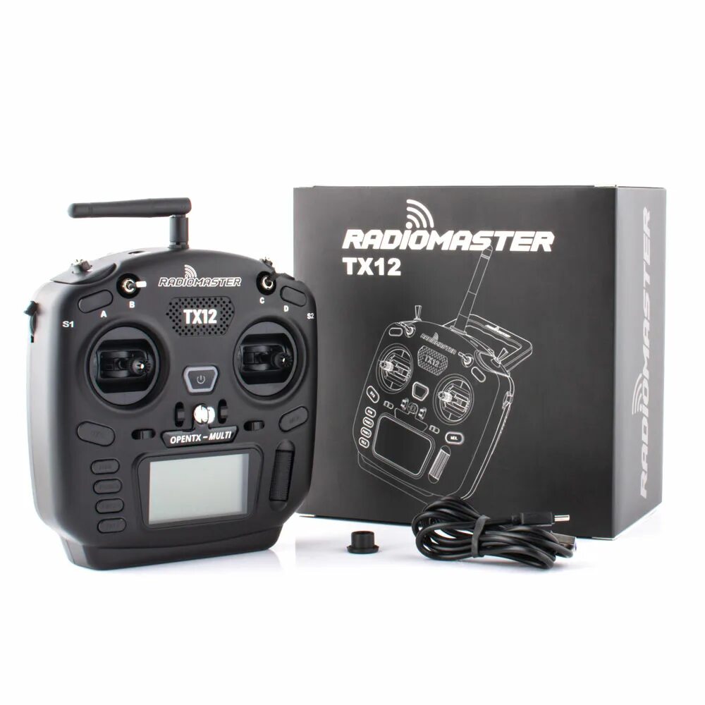 Radiomaster tx12 подключение к компьютеру Radiomaster Tx12 Opentx Multi-module 16ch Compatible Digital Proportional Radio 