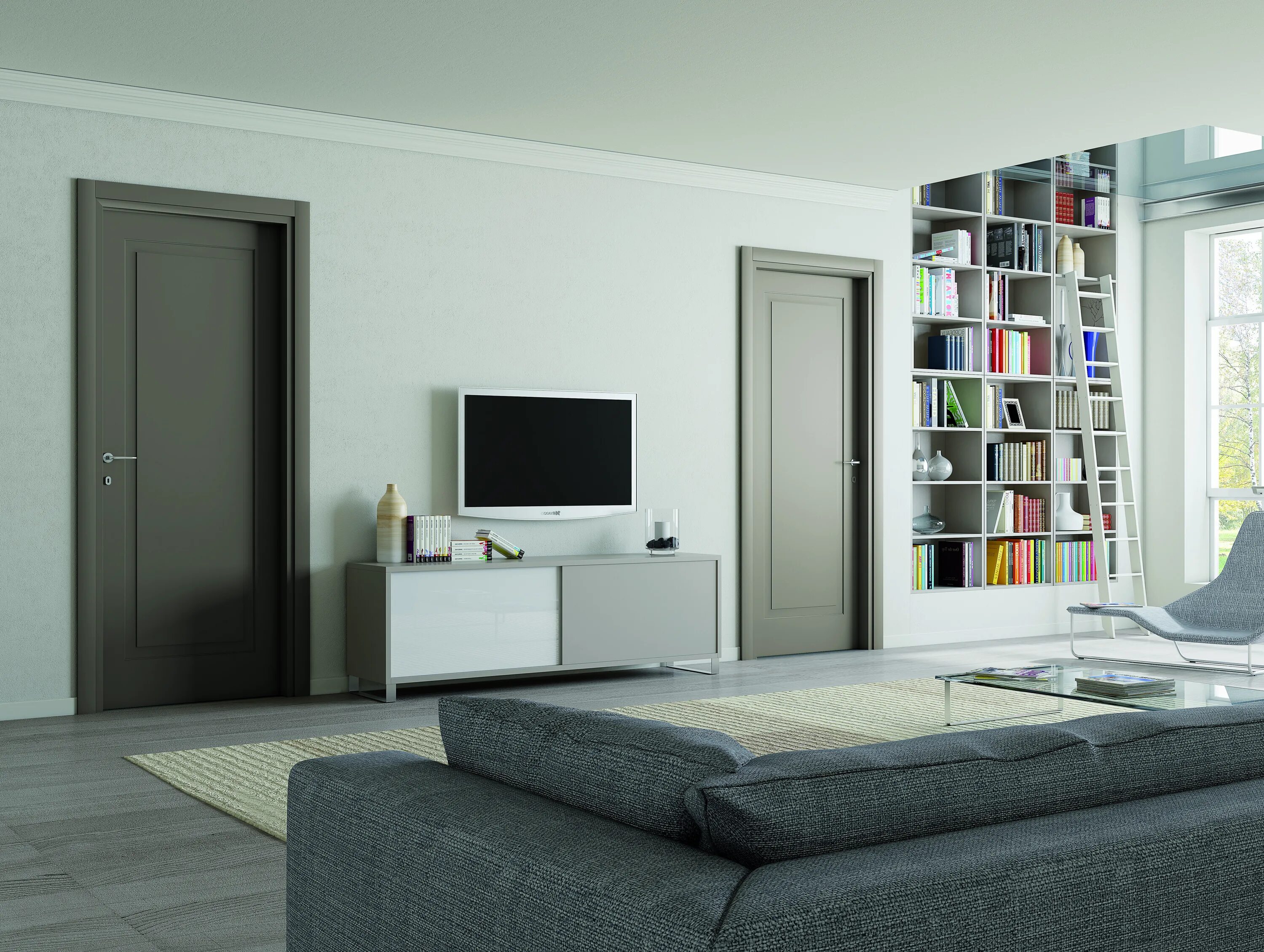 Ral 7047 в интерьере стены Цвета ral в интерьере