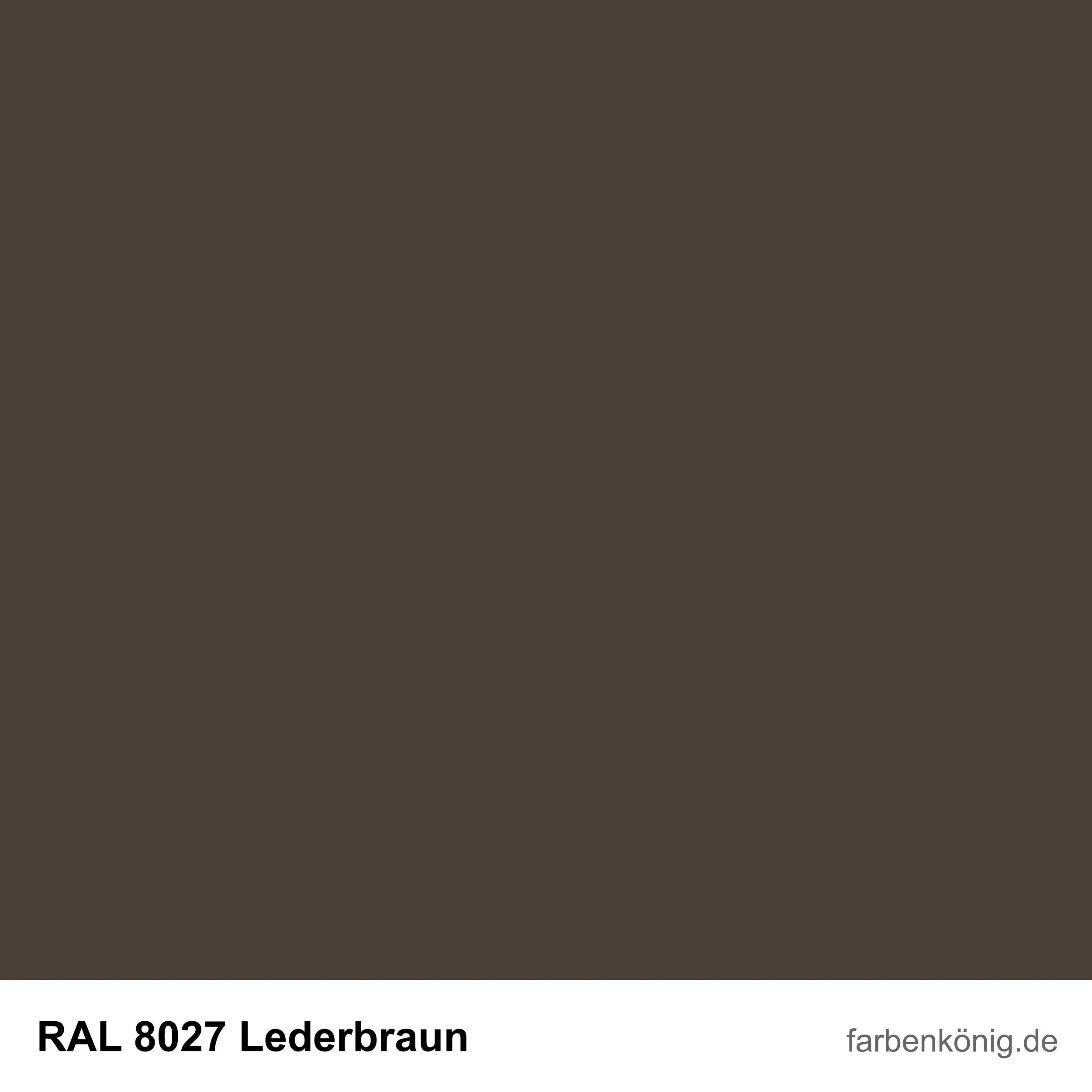 Ral 8017 коричневый шоколад фото Brillux Impredur Seidenmattlack 880 (RAL 8027 Lederbraun) für Holz- oder Metallf