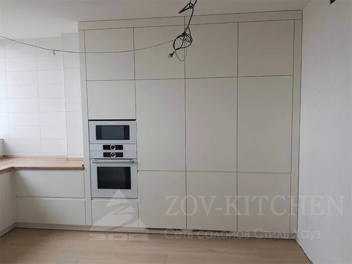 Ral 9010 какой цвет фото в интерьере МДФ крашеный с интегрированной ручкой под заказ в Минске - фото, цена