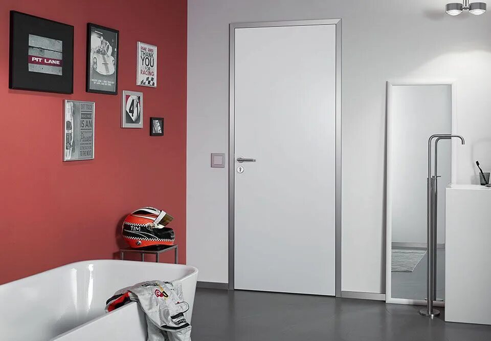 Ral 9016 в интерьере двери Aluminium frames for bathroom doors Bathroom doors, Tall cabinet storage, Doors