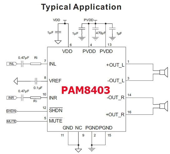 Ram8403 усилитель схема Рам8403 схема подключения