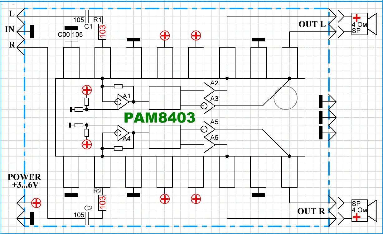 Ram8403 усилитель схема Hex3653 схема радиоприемника фото