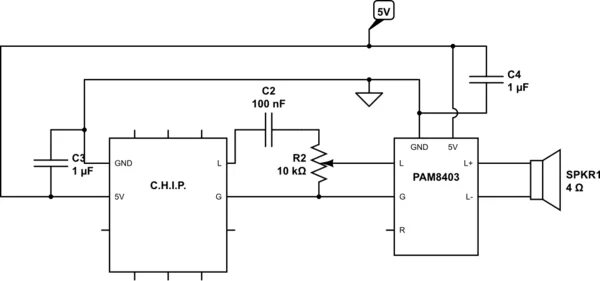 Ram8403 усилитель схема подключения amplifier - Should a PAM8403 be directly fed from a CHIP GPIO audio signal? - El
