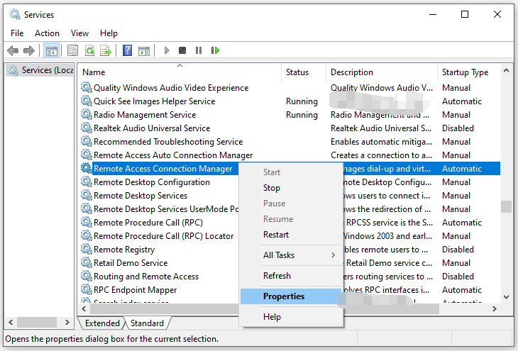 Rasman диспетчер подключений удаленного доступа RasMan Service Stopped on Windows 10/11? Here Are Fixes! - MiniTool