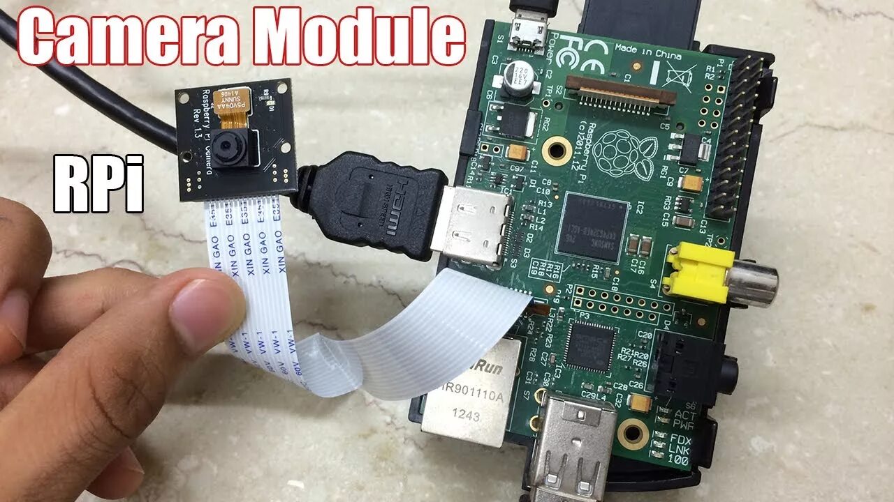 Raspberry подключение камеры Raspberry Pi 10 - Connecting Camera Module - YouTube