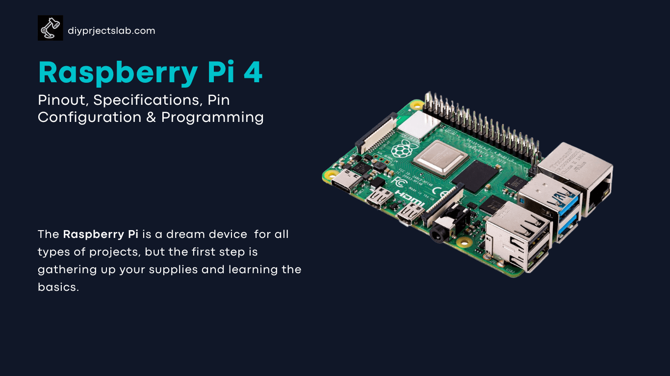 Raspberry распиновка Raspberry Pi 4 - Pinout, Specifications, Pin Configuration