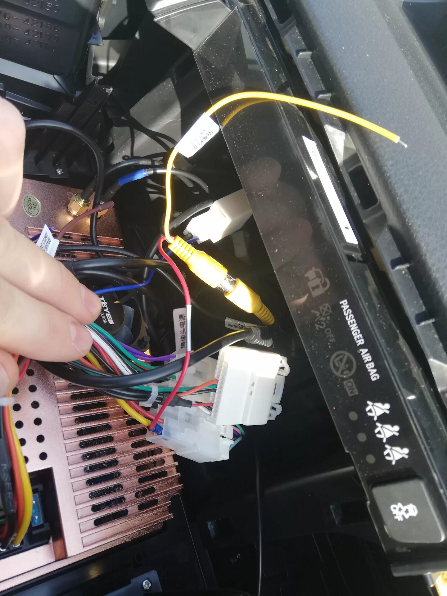 Rav4 подключение магнитолы Замена штатной магнитолы на Teyes Android с Aliexpress - Toyota RAV4 (IV), 2 л, 