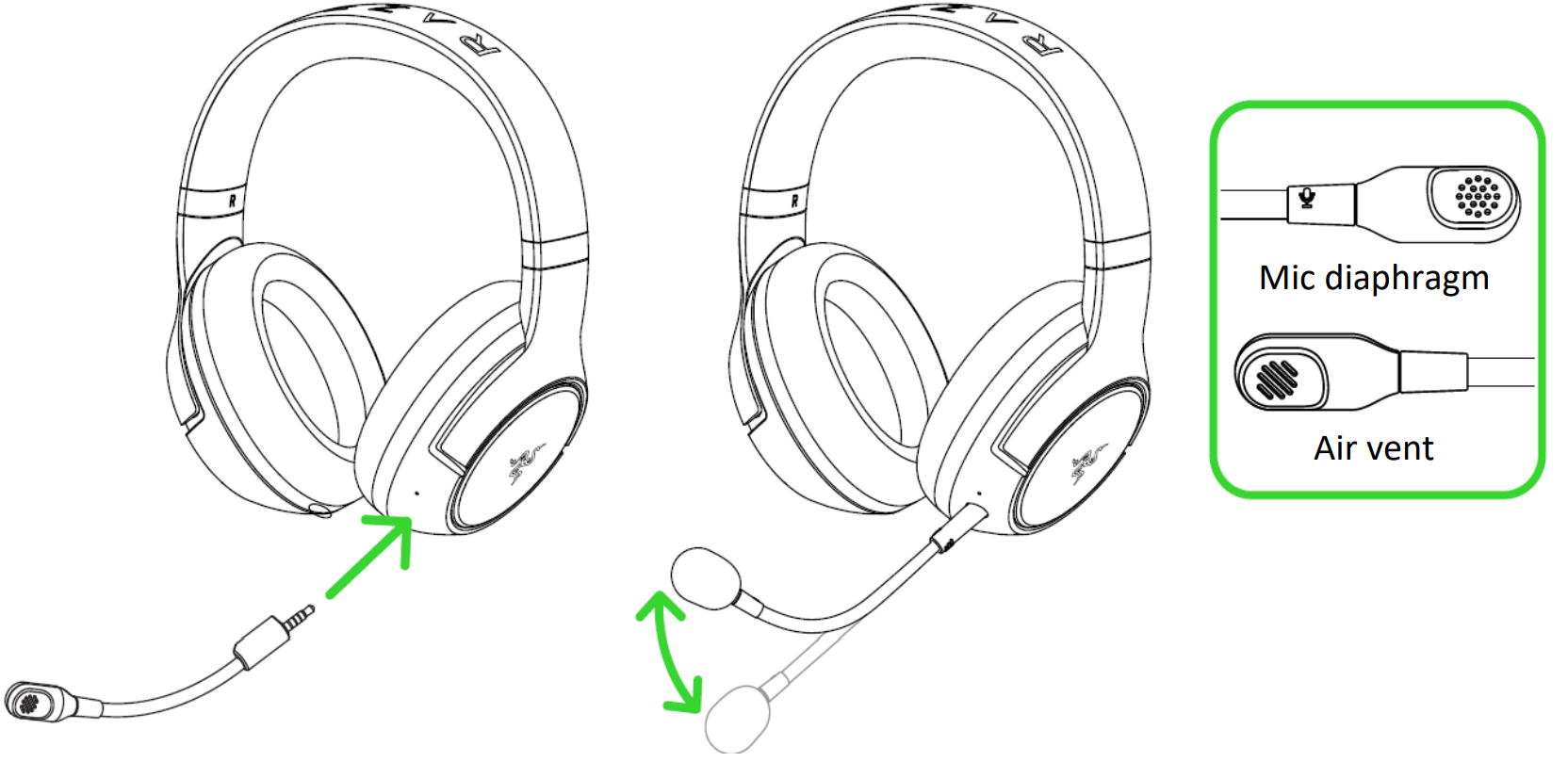 Razer kaira pro как подключить к пк Руководство пользователя гарнитуры RAZER KAIRA PRO