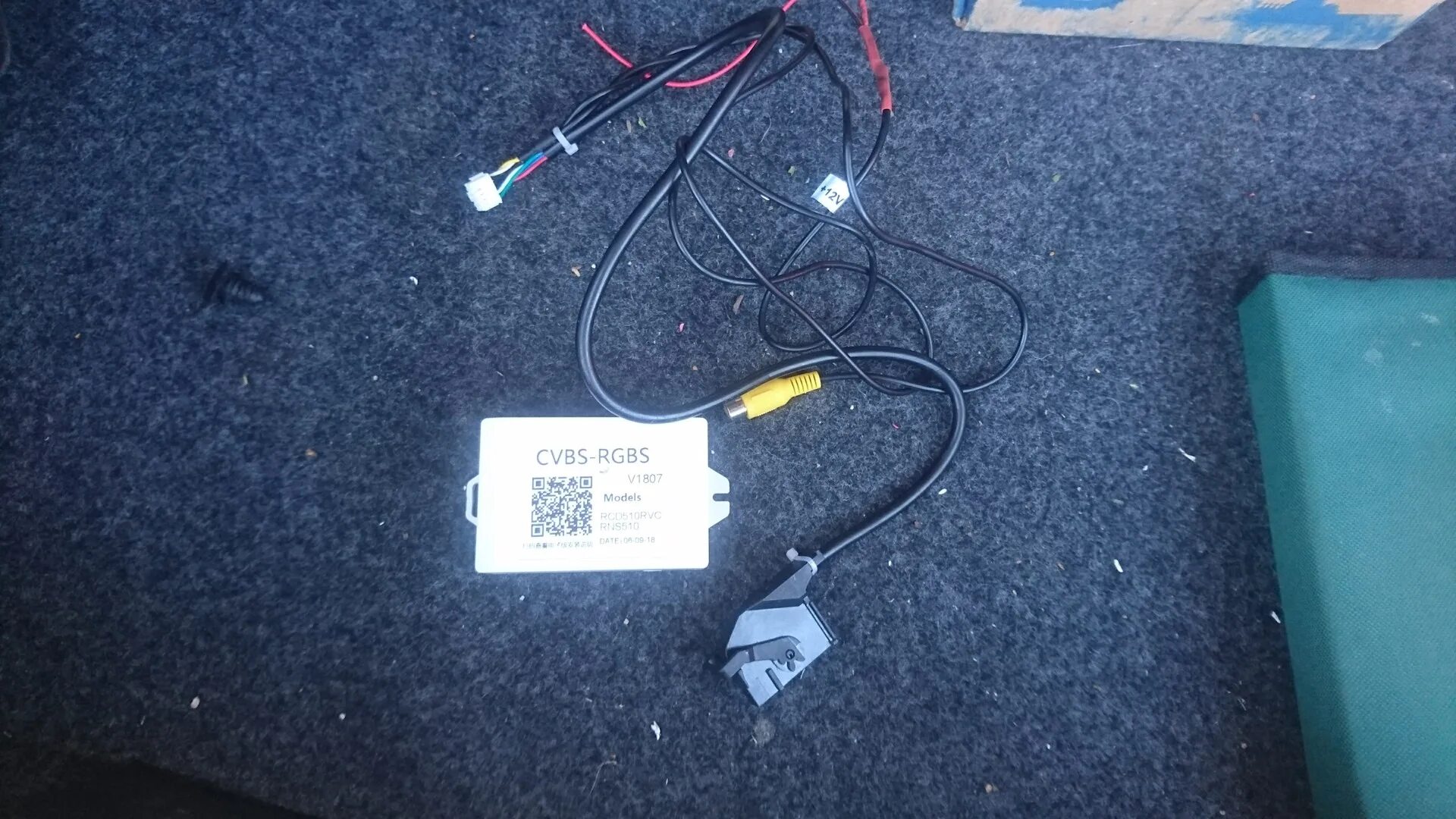 Rcd 510 подключение камеры заднего вида Установка не оригинальной камеры заднего вида к RCD 510 Bosch - Сообщество "VAG 