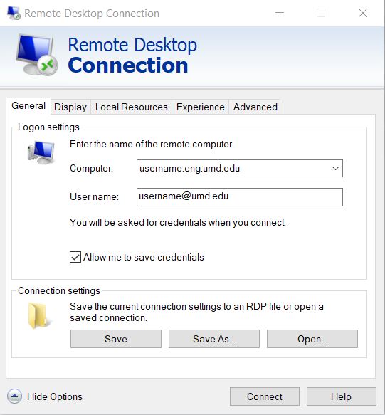 Rdp настройка удаленного подключения Remote Desktop - UMD GlobalProtect VPN on Windows