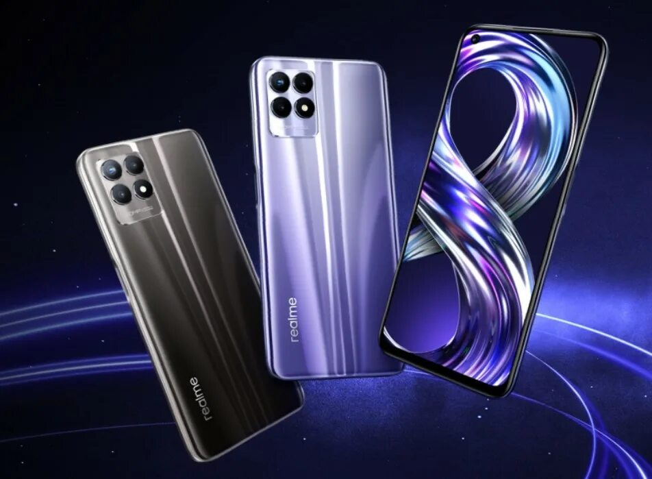 Realme 8 фото Топовые смартфоны до 22 000 ₽