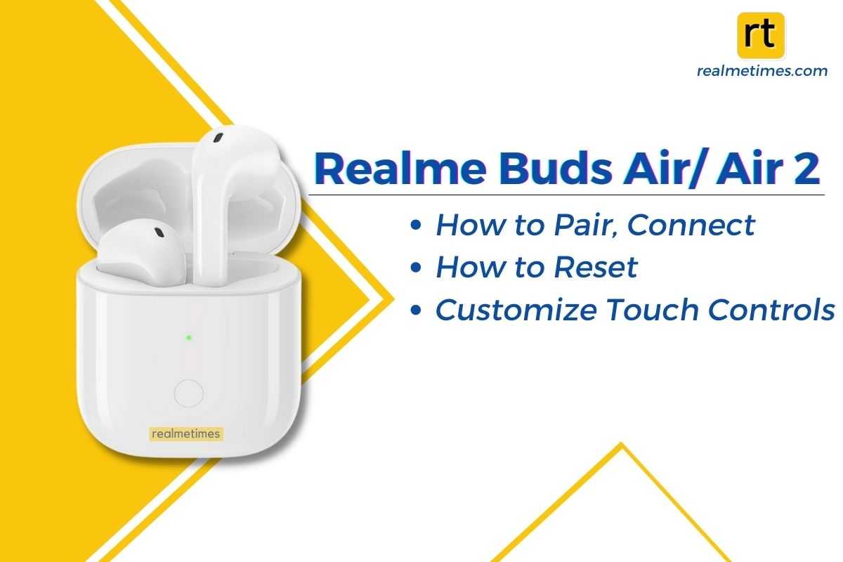 Realme buds air 3 подключение How to Pair, Connect, Reset, and Update Realme Buds Air or Buds Air 2