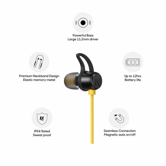 Realme наушники беспроводные как подключить Realme Buds Wireless in-Ear Bluetooth