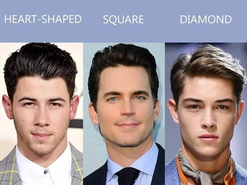 Rectangle face прически мужские haircut for diamond shape boy in 2024 Diamond face shape hairstyles, Face shape 