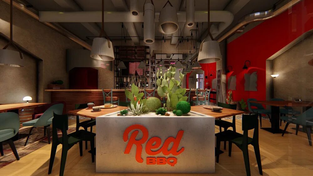 Red bbq сибирская ул 16 пермь фото Проект декорирования, "RED BBQ", Пермь