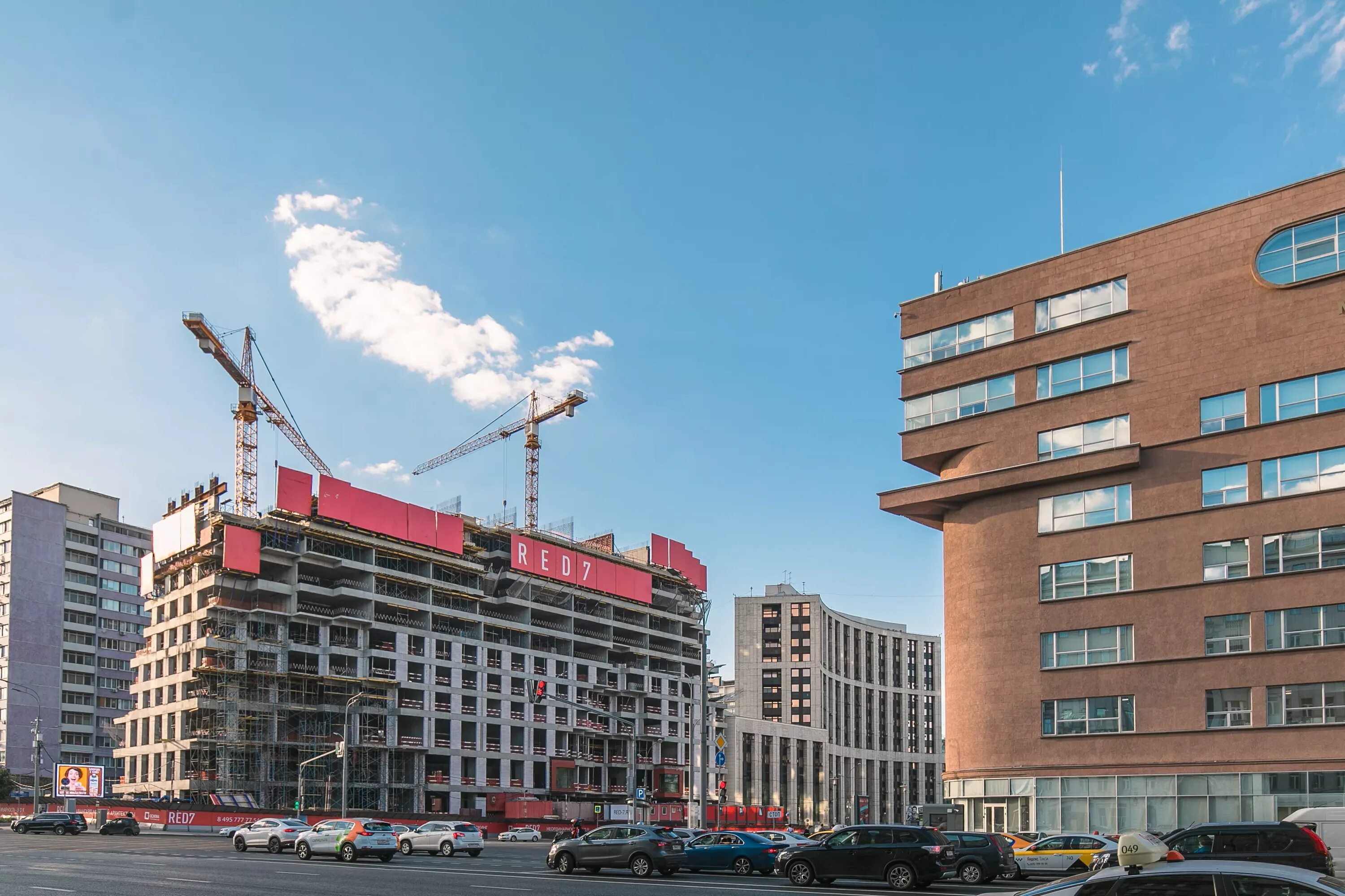 Red7 просп академика сахарова 7 фото Ход строительства ЖК Red7 в Москве Pronovostroy