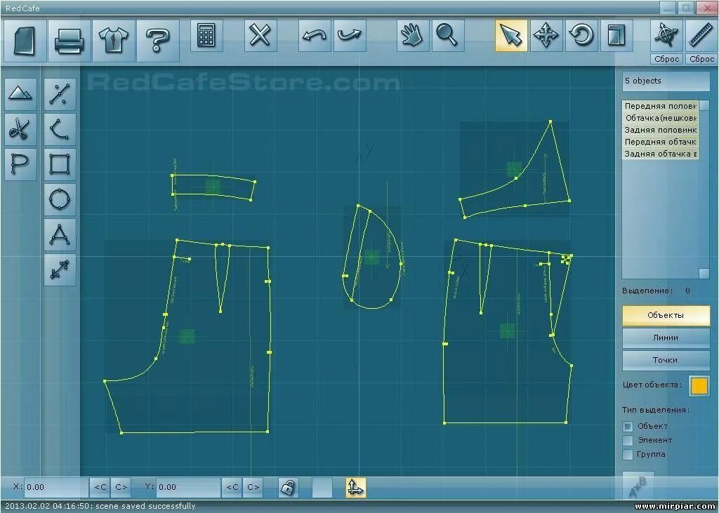 Redcafe выкройки скачать бесплатно Как работать с программой по шитью RedCafe 4 Map, Map screenshot, Save