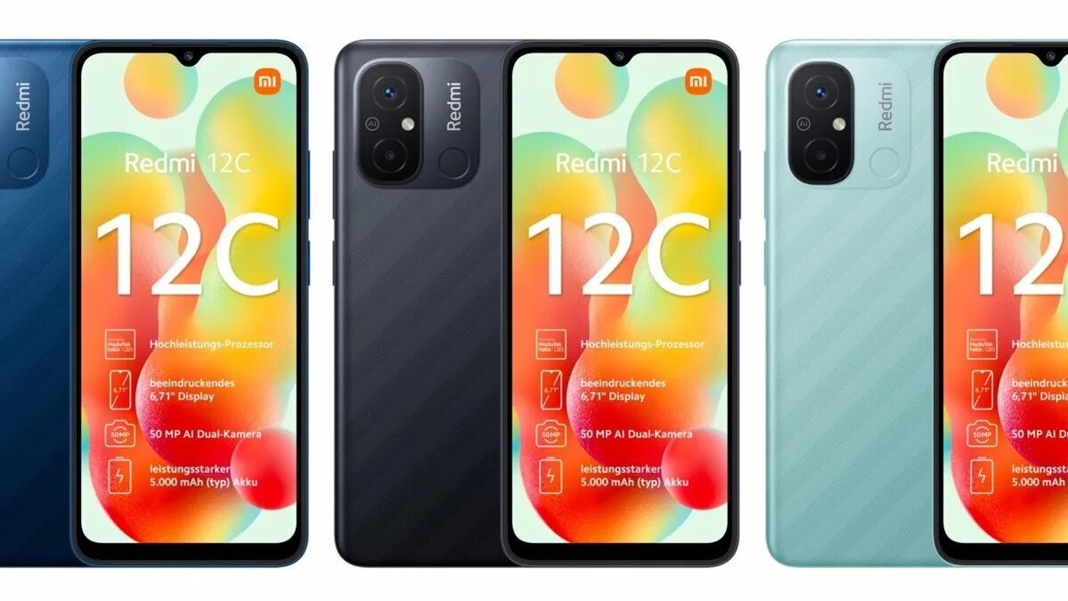 Redmi 12 фото экрана Доступный Redmi 12C красуется на первом "живом" фото - Hi-Tech Mail