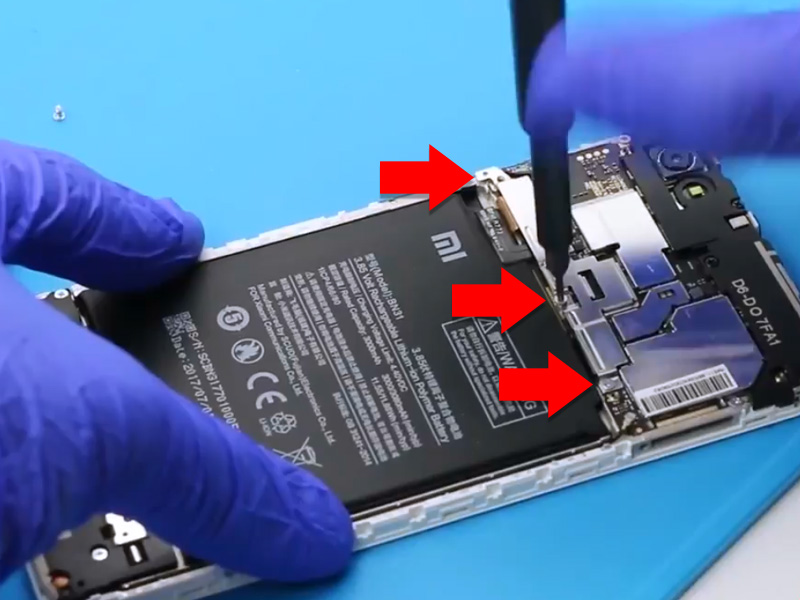 Redmi 5a замена аккумулятора самостоятельно Снять аккумулятор редми