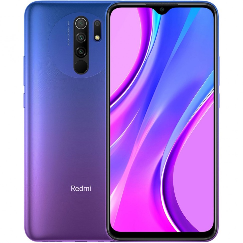 Redmi 9 фото Смартфон Xiaomi Redmi 9 32 ГБ фиолетовый купить в интернет-магазине каталог Техн