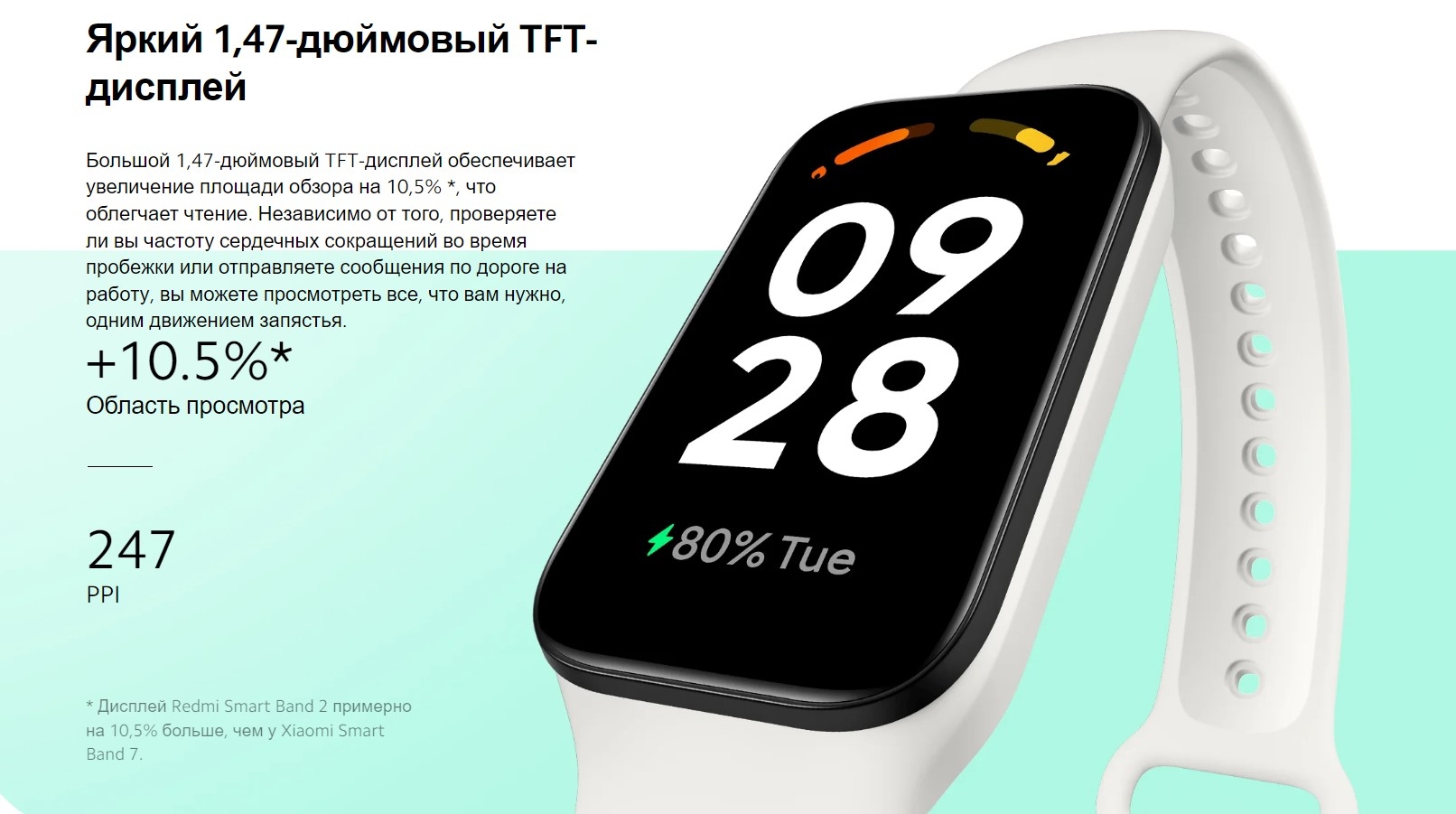 Redmi band 2 подключение Смарт-браслет Redmi Smart Band 2, бежевый с логотипом, цвет бежевый, материал си