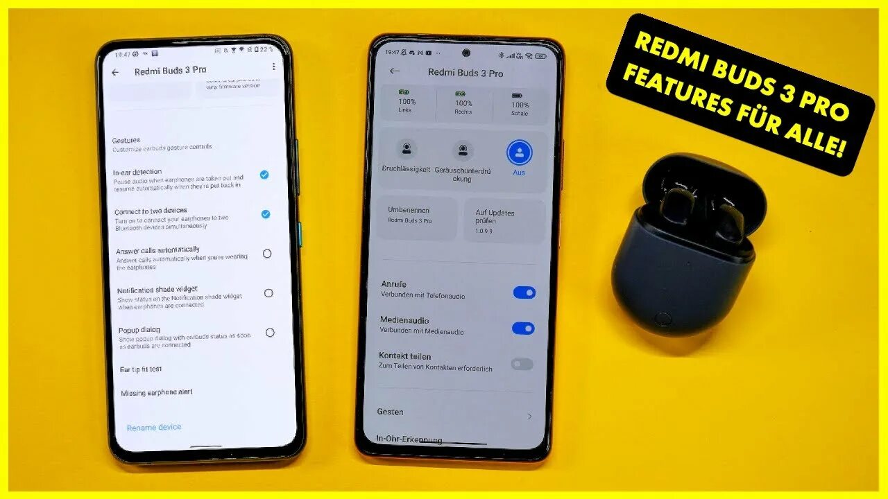 Redmi buds 4 pro подключение Redmi Buds 3 Pro: So bekommen alle die Features! CH3 Tutorial Deutsch - YouTube