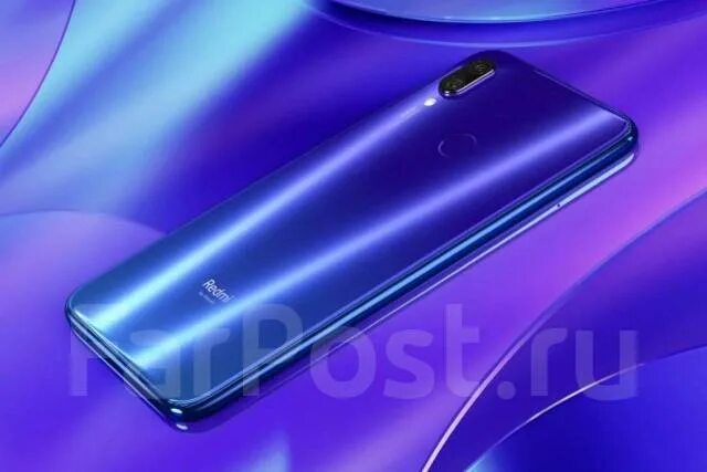 Redmi note 7 фото Телефон, Xiaomi Redmi Note 7, 6.30", моноблок, синий, 4G LTE, новый, в наличии. 