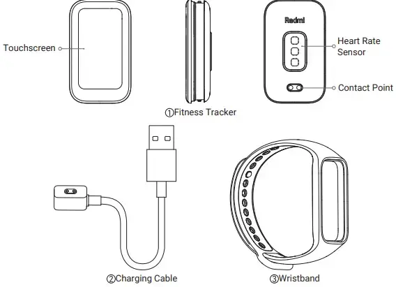 Redmi smart band 2 подключение Инструкция Xiaomi 122589 Redmi Smart Band 2 - мануал, руководство пользователя