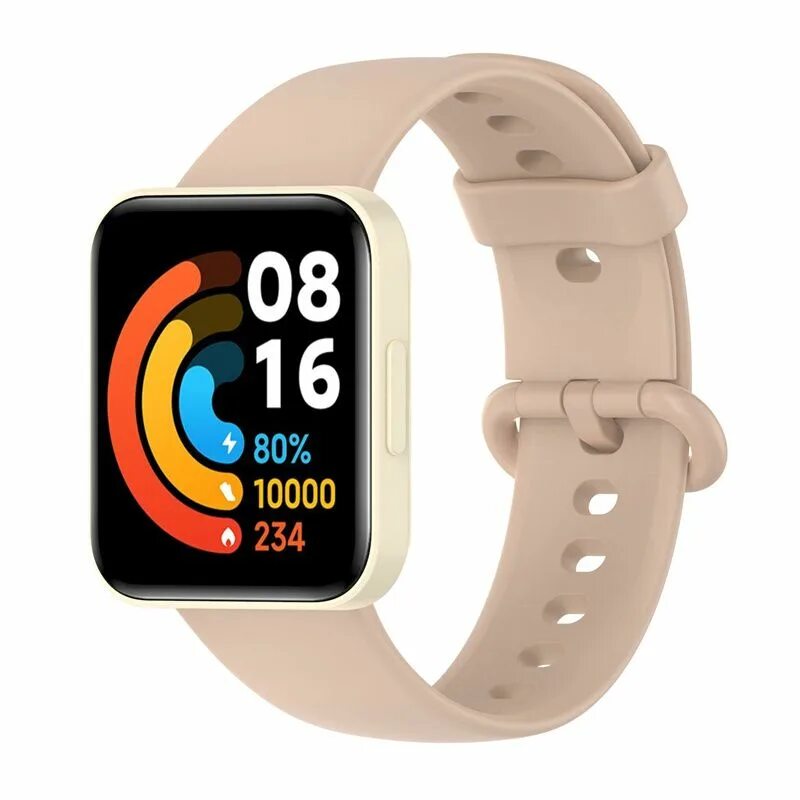Redmi watch 2 lite подключение Силиконовый ремешок для Xiaomi Red Watch 2 Lite / POCO Watch - купить с доставко