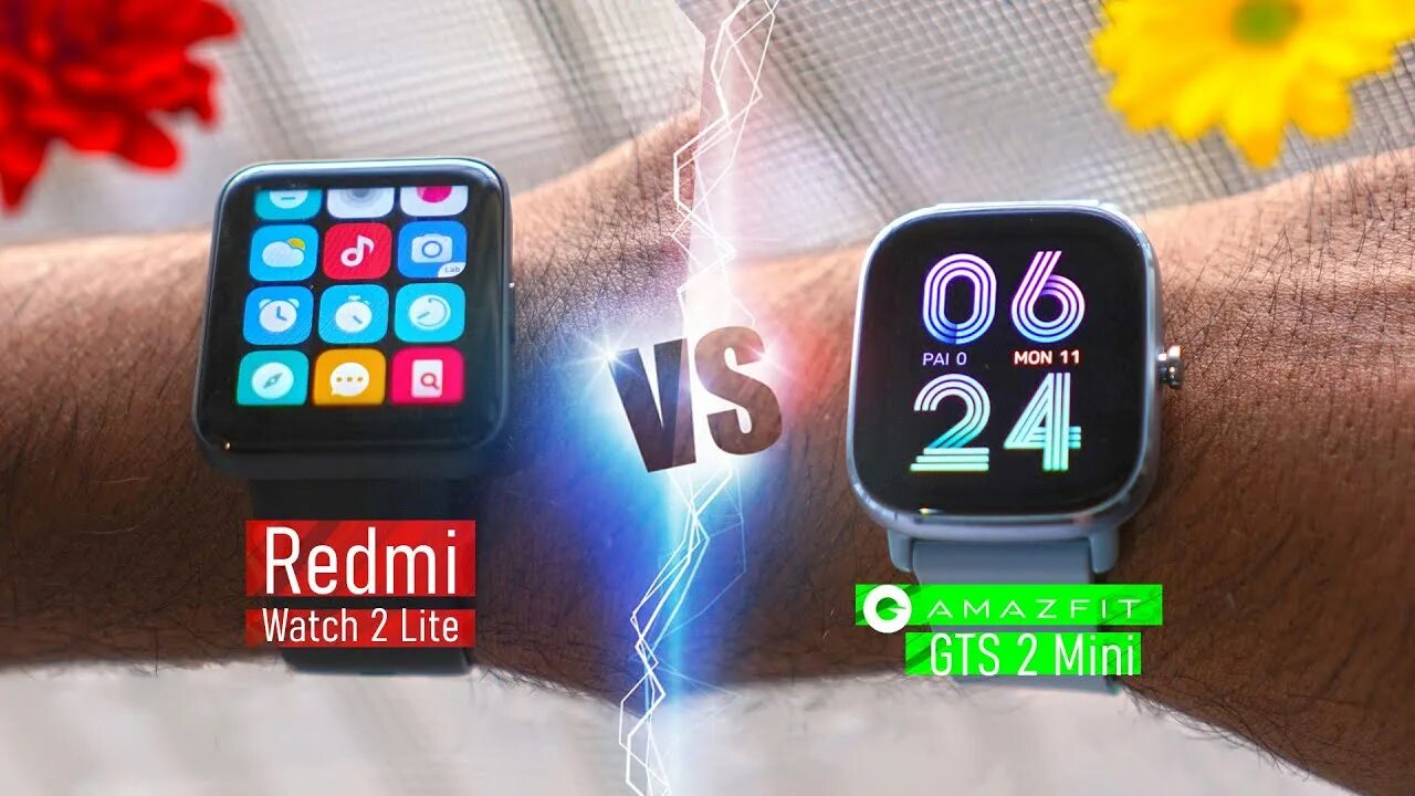 Redmi watch 2 lite подключение Amazfit GTS 2 Mini (new version) vs Redmi Watch 2 Lite Smartwatch Comparison - Y