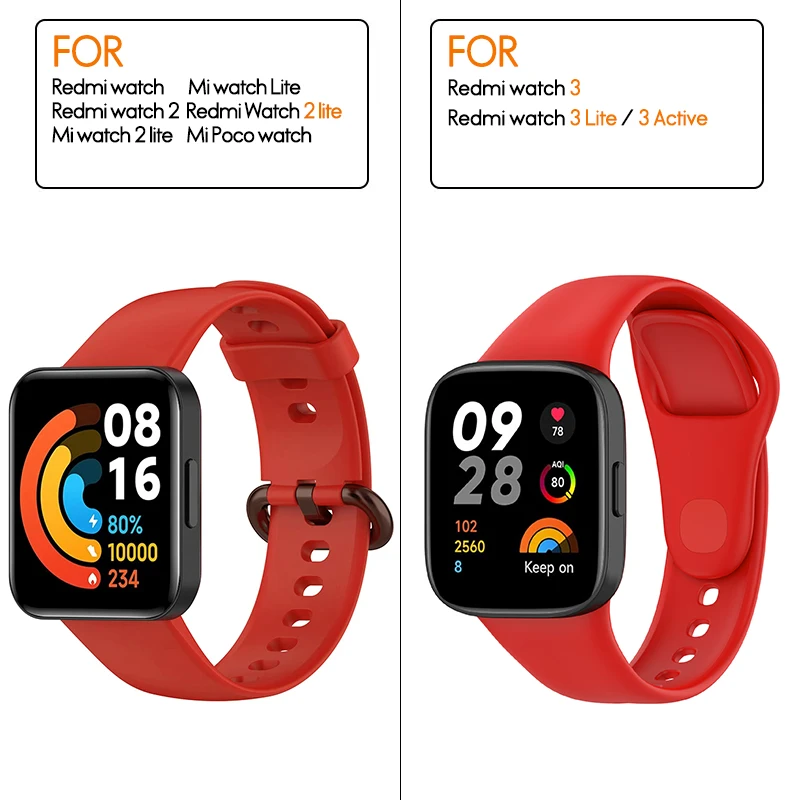 Redmi watch 2 подключение Ремешок силиконовый для Xiaomi Redmi Watch Lite, браслет для смарт-часов Redmi W