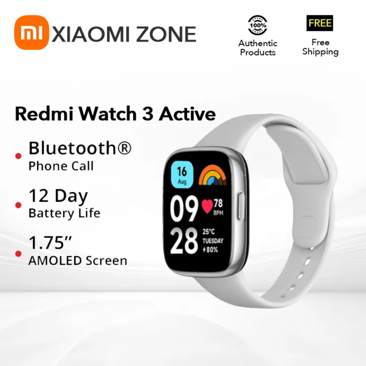Redmi watch 3 active подключение Global Version Xiaomi Redmi Watch 3 Active 1.83" LCD Display 5ATM Waterproof Blu