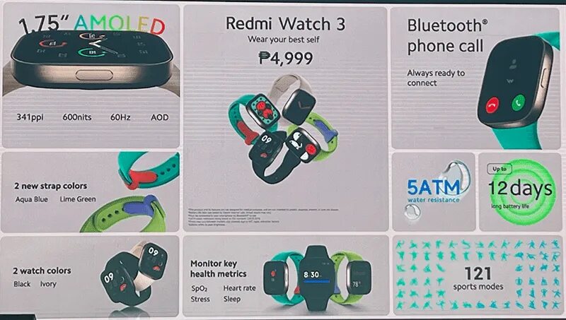 Redmi watch 3 подключение Redmi Watch 3 with Always-on AMOLED screen and 12-day battery life arrives in PH