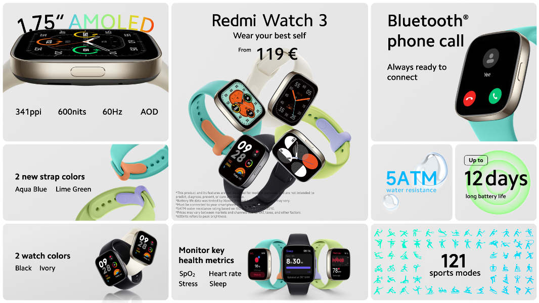 Redmi watch 3 подключение к телефону Умные часы Redmi Watch 3 представлены в Европе - Блог RedmiShop