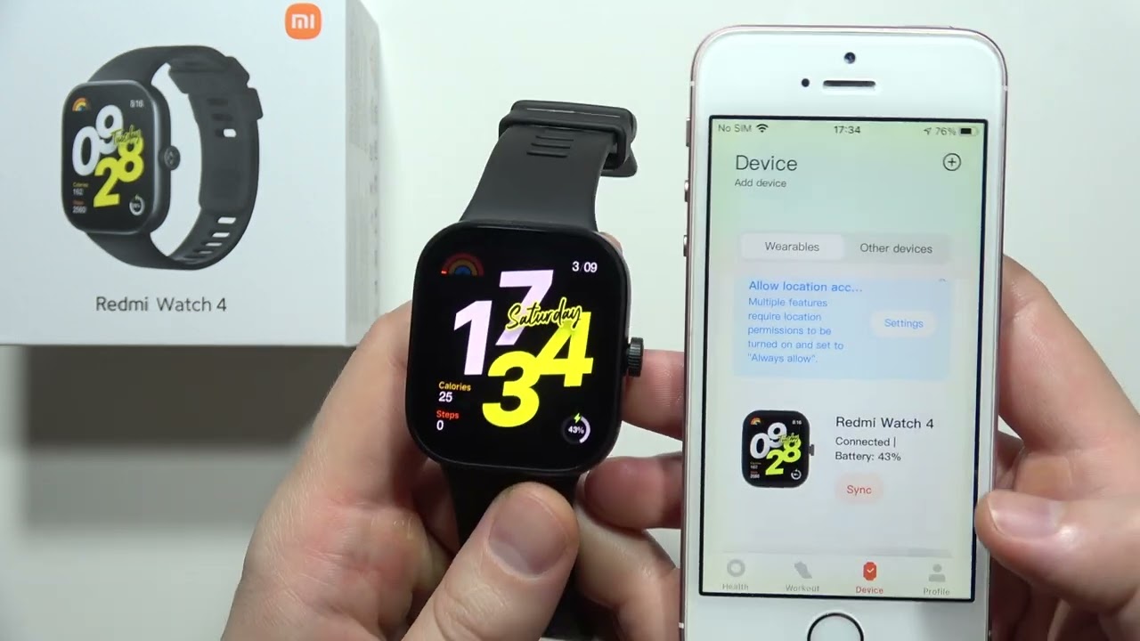 Redmi watch 4 подключение Does Redmi Watch 4 works with iPhones? #howtodevices - YouTube
