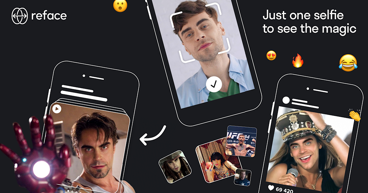 Reface замена лица на фото онлайн Reface grabs $5.5M seed led by A16z to stoke its viral face-swap video app