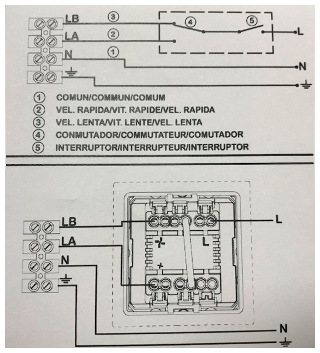 Regul 2 схема подключения Регулятор скорости Soler & Palau Regul-2 (2-х ступенчатый) - купить в интернет-м