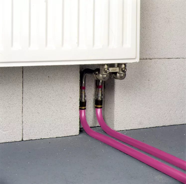 Rehau узел подключения радиатора Rehau Rautitan pink+ (90 м) 20х2,8 мм труба из сшитого полиэтилена - купить с до