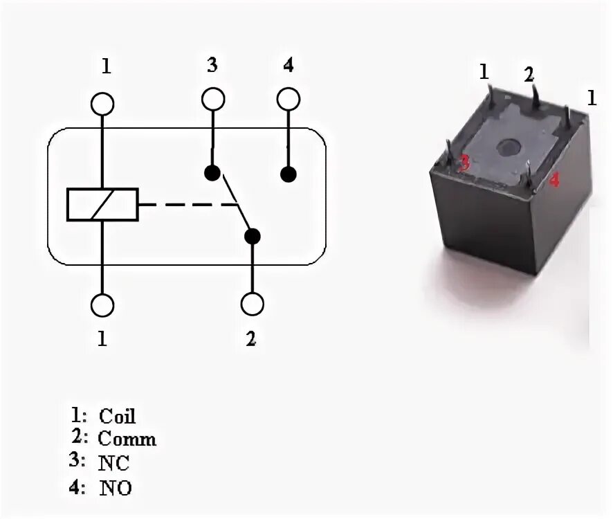 Relay 1 подключение som resultat saltet Pjece 5v single pole double throw relay connected to lamps B